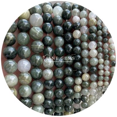 Wholesale Natural Stone Round Loose Beads 8mm Pink Zebra Jasper Loose Beads Tourmaline Round Beads Spacers For Jewelry