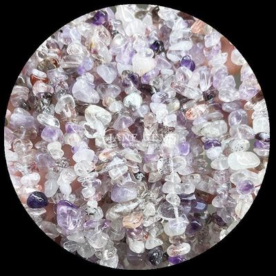 Tourmaline Garnet Gems Bead Natural Crystal Irregular Shape Chip Gravel Stone Loose Bead Strands For Bracelets