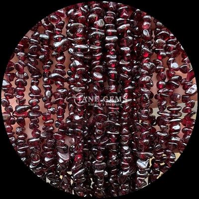Tourmaline Garnet Gems Bead Natural Crystal Irregular Shape Chip Gravel Stone Loose Bead Strands For Bracelets