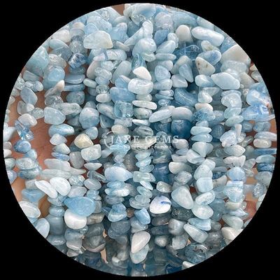 Aquamarine Fluorite Gems Bead Natural Crystal Irregular Shape Chip Gravel Stone Loose Bead Strands For Bracelets