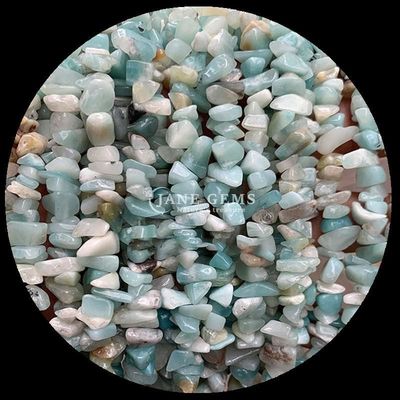 Moganite Amazonite Apatite Gems Bead Natural Crystal Irregular Shape Chip Gravel Stone Loose Bead Strands For Bracelets