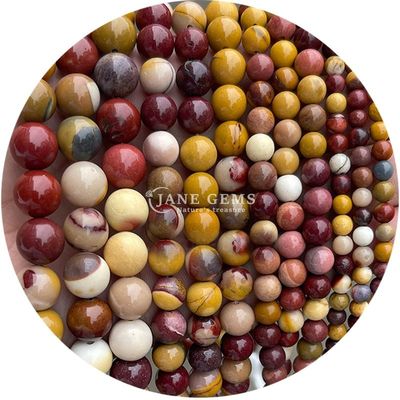 Wholesale Natural Gemstone Round Loose Beads 8mm Hematite Loose Beads Lava Stone Round Agate Beads Spacers for Jewelry M