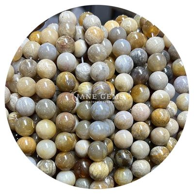 Wholesale Natural Gemstone Round Loose Beads 8mm Hematite Loose Beads Lava Stone Round Agate Beads Spacers for Jewelry M