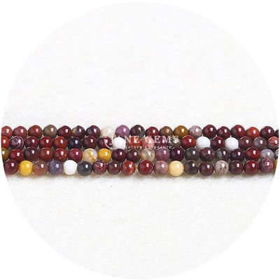 8mm Multicolor Tourmaline Gemstone Loose Beads Round Agate Spacers for Jewelry Making