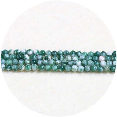 8mm Multicolor Tourmaline Gemstone Loose Beads Round Agate Spacers for Jewelry Making