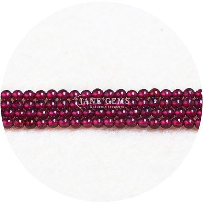 Wholesale Natural Gemstone Loose Beads 8mm Rhodolite Loose Beads Round Multicolor Tourmaline Beads Spacers for Jewelry