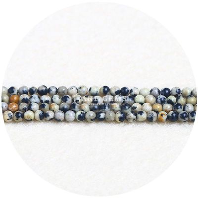 Wholesale Natural Gemstone Loose Beads 8mm Rhodolite Loose Beads Round Multicolor Tourmaline Beads Spacers for Jewelry