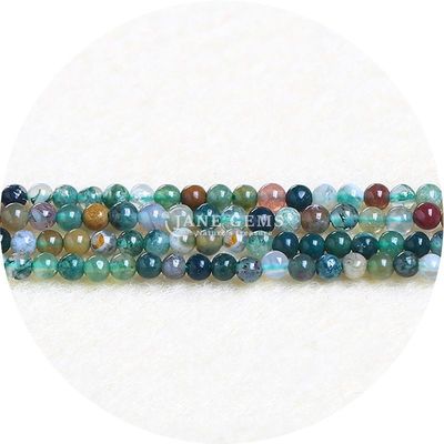 Wholesale Natural Gemstone Loose Beads 8mm Rhodolite Loose Beads Round Multicolor Tourmaline Beads Spacers for Jewelry