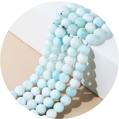 Wholesale Natural 2A Plum Blossom Tourmaline Round Loose Beads Moonstone Flourite Sunstone Beads Spacers for Jewelry