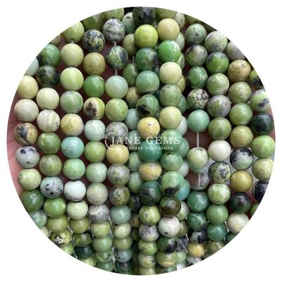 Wholesale Natural 2A Plum Blossom Tourmaline Round Loose Beads Moonstone Flourite Sunstone Beads Spacers for Jewelry