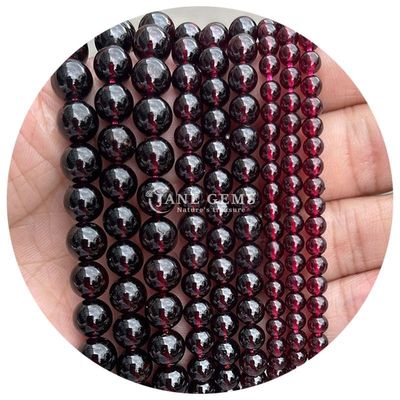 Wholesale Natural 2A Plum Blossom Tourmaline Round Loose Beads Moonstone Flourite Sunstone Beads Spacers for Jewelry