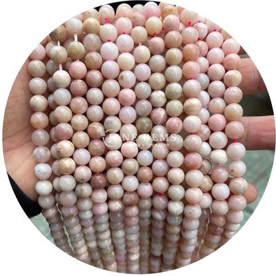 Wholesale Natural 2A Tourmaline Round Loose Beads Moonstone Loose Stone Beads Rainbow Fluorite Beads Spacers for Jewelry