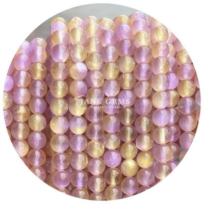 Wholesale Natural Gemstone Round Loose Beads 8mm Blue Gypsum Loose Beads Round Hematite Beads Spacers for Jewelry Making