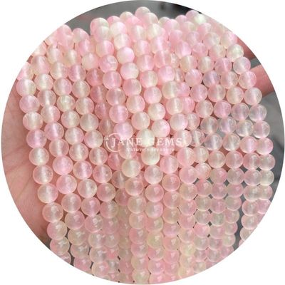 Wholesale Natural Gemstone Round Loose Beads 8mm Blue Gypsum Loose Beads Round Hematite Beads Spacers for Jewelry Making