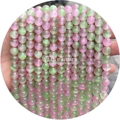 Wholesale Natural Gemstone Round Loose Beads 8mm Blue Gypsum Loose Beads Round Hematite Beads Spacers for Jewelry Making