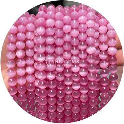 Wholesale Natural Gemstone Round Loose Beads 8mm Blue Gypsum Loose Beads Round Hematite Beads Spacers for Jewelry Making