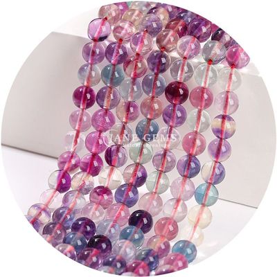 Wholesale Natural Gemstone Round Loose Beads 8mm Blue Gypsum Loose Beads Round Hematite Beads Spacers for Jewelry Making