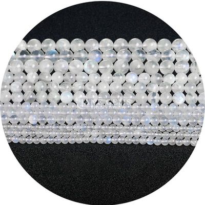 Wholesale Natural Gemstone Round Loose Beads 8mm Blue Gypsum Loose Beads Round Hematite Beads Spacers for Jewelry Making