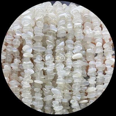 Moonstone Tourmaline Gems Bead Natural Crystal Irregular Shape Chip Gravel Stone Loose Bead Strands For Bracelets
