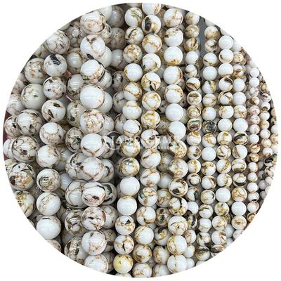Wholesale Natural Gemstone Round Loose Beads 8mm Multicolor Striped Agate Loose Beads Round Beads Spacers for Jewelry