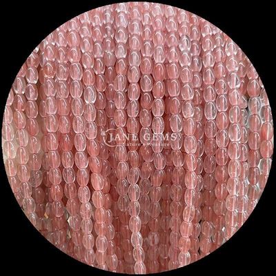 Tiger's Eye Yellow Aventurine Gem Bead Natural Crystal Rice Shape Stone Loose Bead Strands For Bracelets
