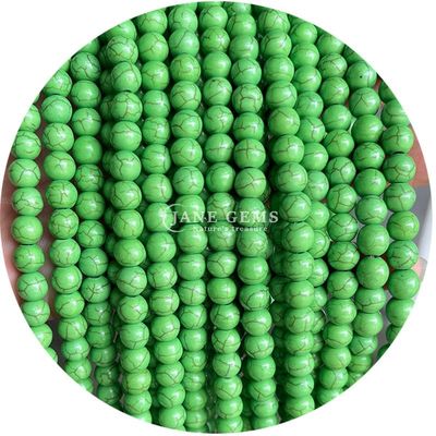 Wholesale Howlite Round Stone Loose Beads Turquoise Loose Beads Round Beads Spacers For Jewelry Making