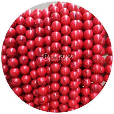 Wholesale Howlite Round Stone Loose Beads Turquoise Loose Beads Round Beads Spacers For Jewelry Making