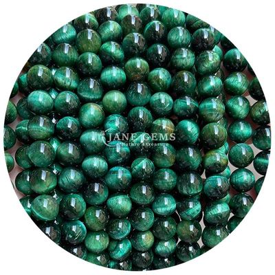 Gender-Neutral Crystal Bead Stone 8mm Tiger Eye Round Beads for Jewelry Making