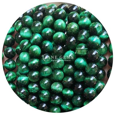 Gender-Neutral Crystal Bead Stone 8mm Tiger Eye Round Beads for Jewelry Making