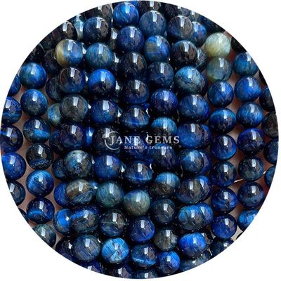Gender-Neutral Crystal Bead Stone 8mm Tiger Eye Round Beads for Jewelry Making