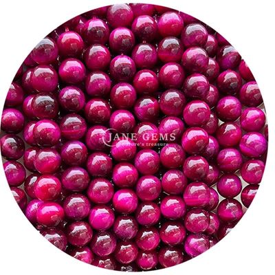 Gender-Neutral Crystal Bead Stone 8mm Tiger Eye Round Beads for Jewelry Making