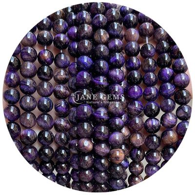 Gender-Neutral Crystal Bead Stone 8mm Tiger Eye Round Beads for Jewelry Making