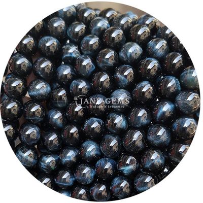 Gender-Neutral Crystal Bead Stone 8mm Tiger Eye Round Beads for Jewelry Making