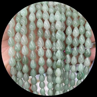 Lapis Lazuli Green Aventurine Gem Bead Natural Crystal Water Drop Shape Stone Loose Bead Strands For Bracelets