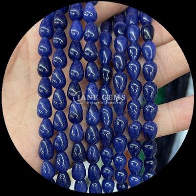 Lapis Lazuli Green Aventurine Gem Bead Natural Crystal Water Drop Shape Stone Loose Bead Strands For Bracelets