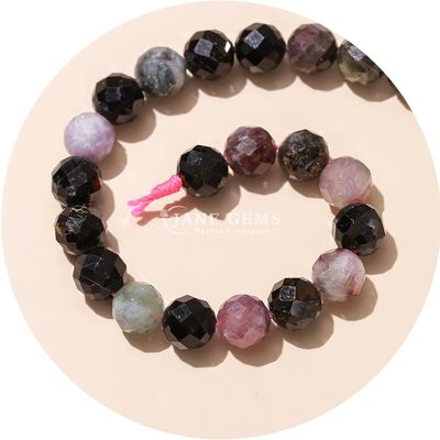 Wholesale Authentic Natural Gemstone Loose Beads Faceted Crystal Loose Beads Rose Quartz Stone Beads for Crafting