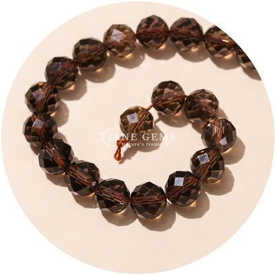 Wholesale Authentic Natural Gemstone Loose Beads Faceted Crystal Loose Beads Rose Quartz Stone Beads for Crafting