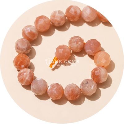 Wholesale Authentic Natural Gemstone Loose Beads Faceted Crystal Loose Beads Rose Quartz Stone Beads for Crafting