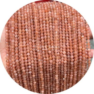 Wholesale Semi-pricious Gemstone Faceted Beads Faceted Loose Stone Bead Accessories Rose Quartz Bead Spacer for Jewelry