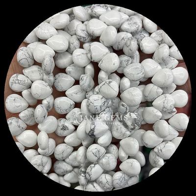Howlite Crazy Agate Gem Bead Natural Crystal Water Drop Shape Stone Loose Bead Strands For Bracelets