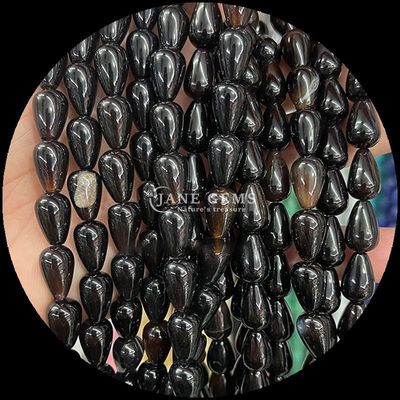 Howlite Crazy Agate Gem Bead Natural Crystal Water Drop Shape Stone Loose Bead Strands For Bracelets