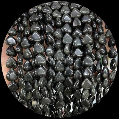 Aquamarine Amethyst Gem Bead Natural Crystal Heart Shape Stone Loose Bead Strands For Bracelets