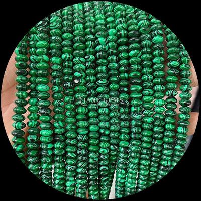 Pink Aventurine Green Aventurine Gem Bead Natural Crystal UFO Shape Stone Loose Bead Strands For Bracelets