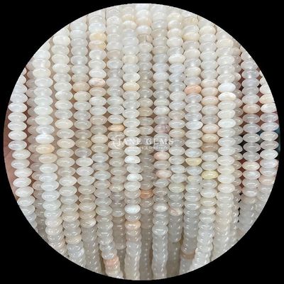Sodalite Picture Stone Gem Bead Natural Crystal UFO Shape Stone Loose Bead Strands For Bracelets