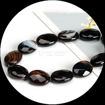 Stylish Indian Agate Red Jasper Stone Loose Bead Strands Faceted Oval Shape Gemstone Bead