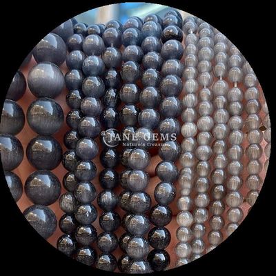 Red Blue Purple Colorful Bead Round Shape Cat Eye Loose Bead Strands for Healing Energy and Gift Giving