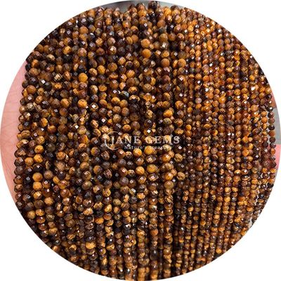 Faceted Natural Stone Beads Loose Semi-Precious Crystals For Making Jewelry Bracelet Necklace