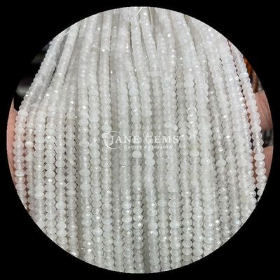 DIY Jewelry Making Faceted Abacus Loose Bead Strands for Healing Energy and Parties