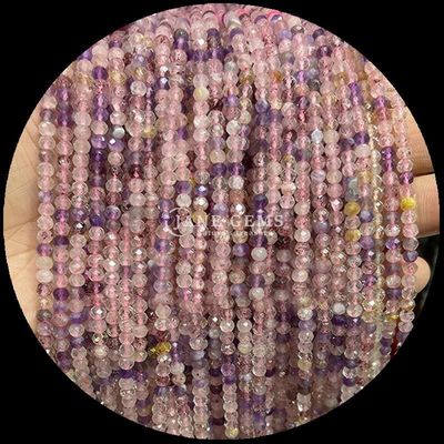DIY Jewelry Making Faceted Abacus Loose Bead Strands for Healing Energy and Parties