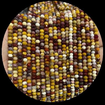 DIY Jewelry Making Faceted Abacus Loose Bead Strands for Healing Energy and Parties